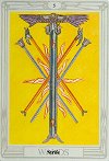 Crowley Thoth Five of Wands
