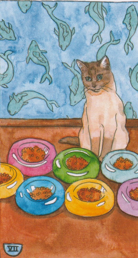 Seven of Cups Cat Tarot Feb 2020 Treview 20200117 0001