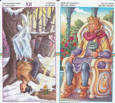 Aquarius Hanged Man and King of Cups Wheel of the Year Tarot 20190618 0001